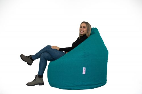 Comfort Babzsákfotel Bútorszövet Türkiz