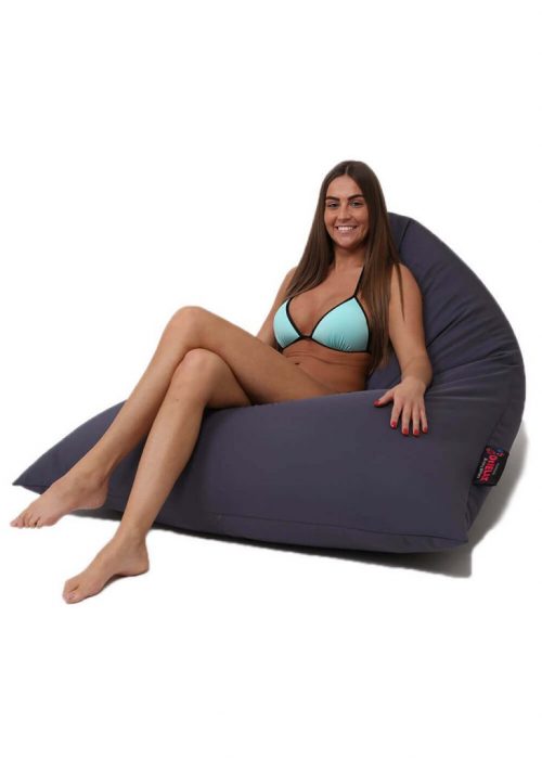 Dr.Relax Chill sportszövet babzsákfotel szürke