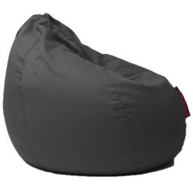Basic sportszövet babzsákfotel sötétszürke